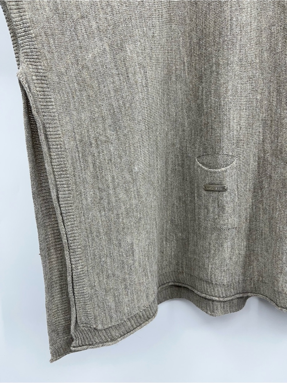 Mersea Catalina Traveler Oversize Knit Sweater 0602 One Size Driftwood Beige - Picture 6 of 10